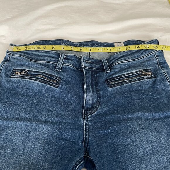 Free People / We The Free Baltic Blue Jeans Mid-rise - Picture 5 of 10